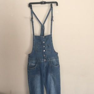 Overall style jeans